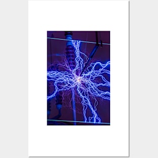 High voltage electrical discharge (C029/3172) Posters and Art